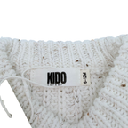 Pull écru en grosse maille - 6-12 mois