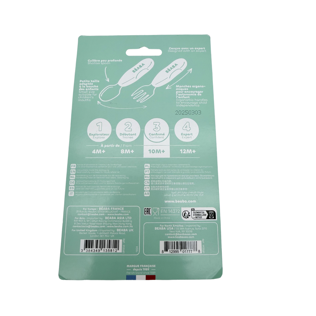 Set de couverts d’apprentissage 10 mois+