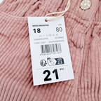 Pantalon rose en velours côtelé - 18 mois&nbsp;