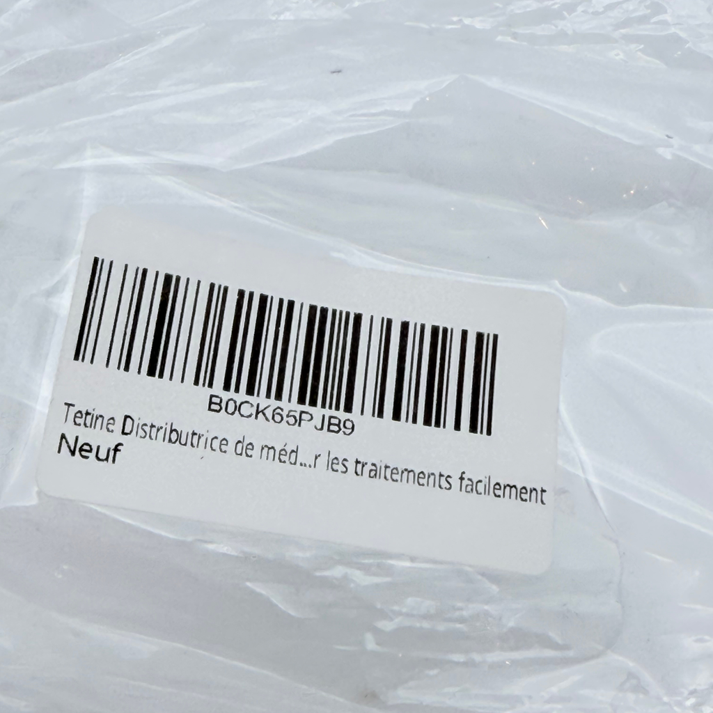 Kit tétine distributrice de médicaments avec accessoires