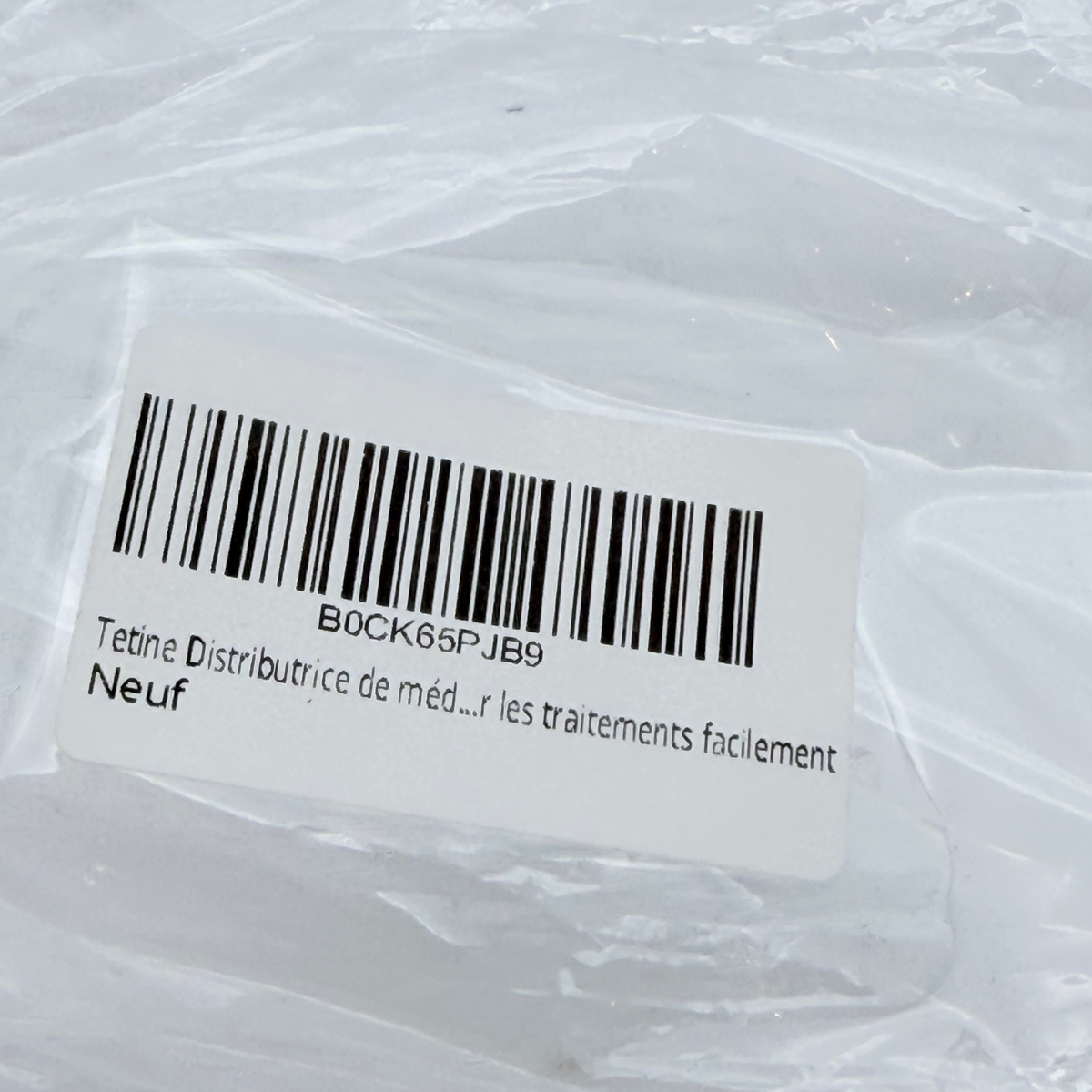 Kit tétine distributrice de médicaments avec accessoires