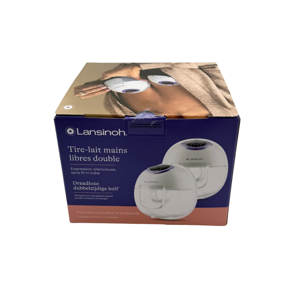 Tire-lait mains libres double — Sans fil et rechargeable