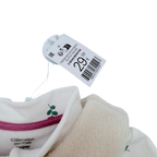 Ensemble bébé robe écrue fleurie et gilet sans manches - 9 mois