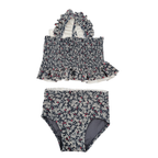 Maillot de bain fleuri 2 pièces — 9 mois