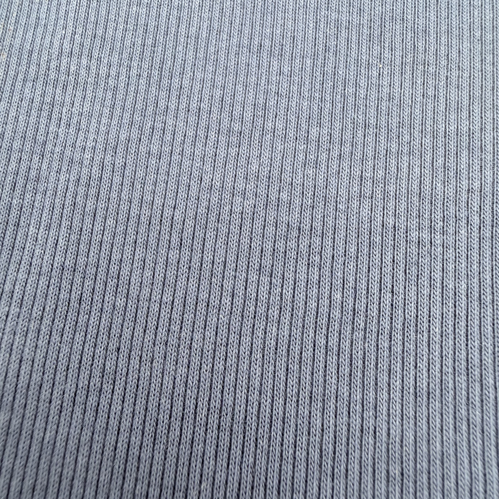 T-shirt bébé côtelé bleu marine — 0-3 mois
