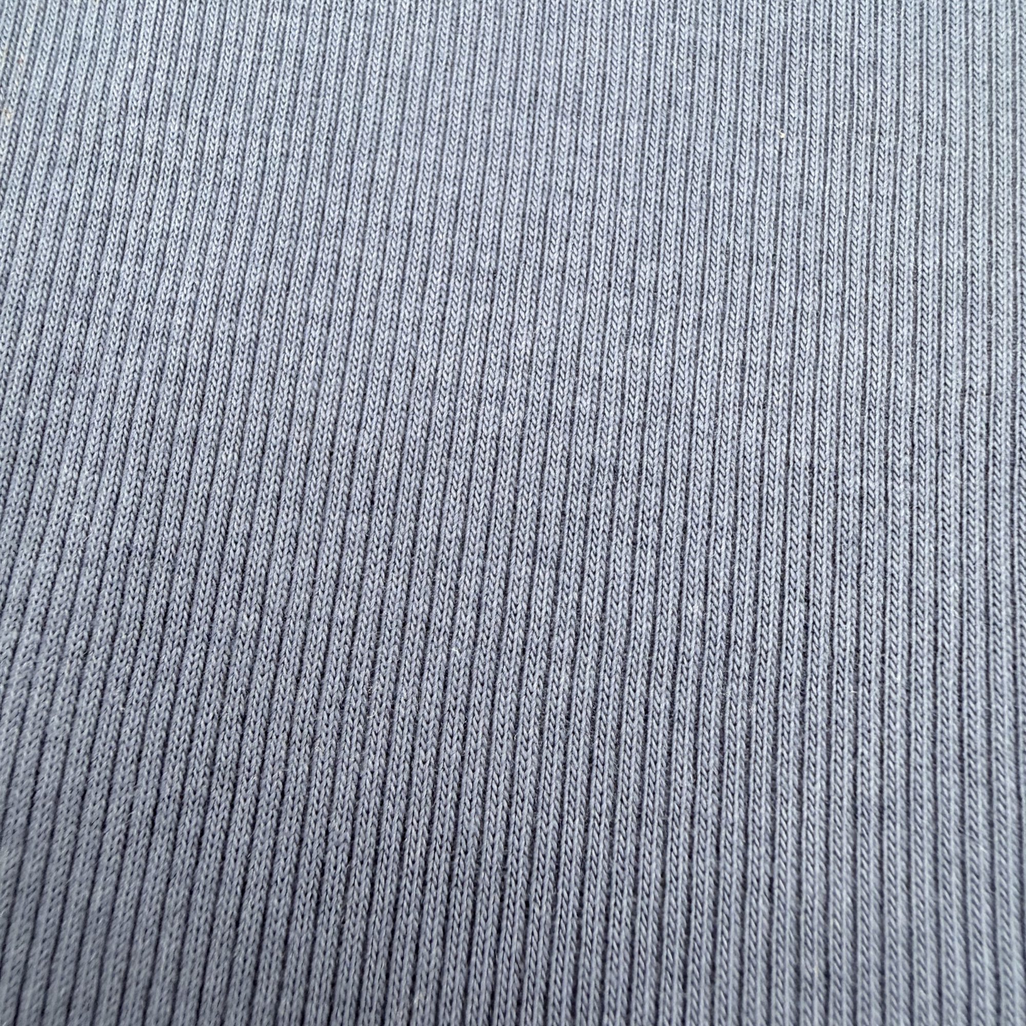 T-shirt bébé côtelé bleu marine — 0-3 mois