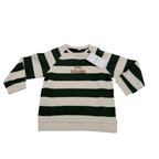 Sweat rayé “little explorer” — 36 mois