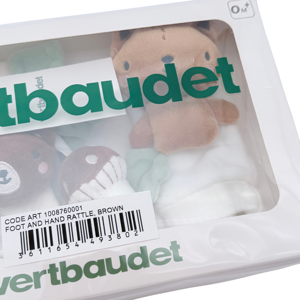 Hochets pour mains et pieds bébé avec grelots