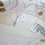 Ensemble bébé deux pièces écru motif éléphants - 3 mois