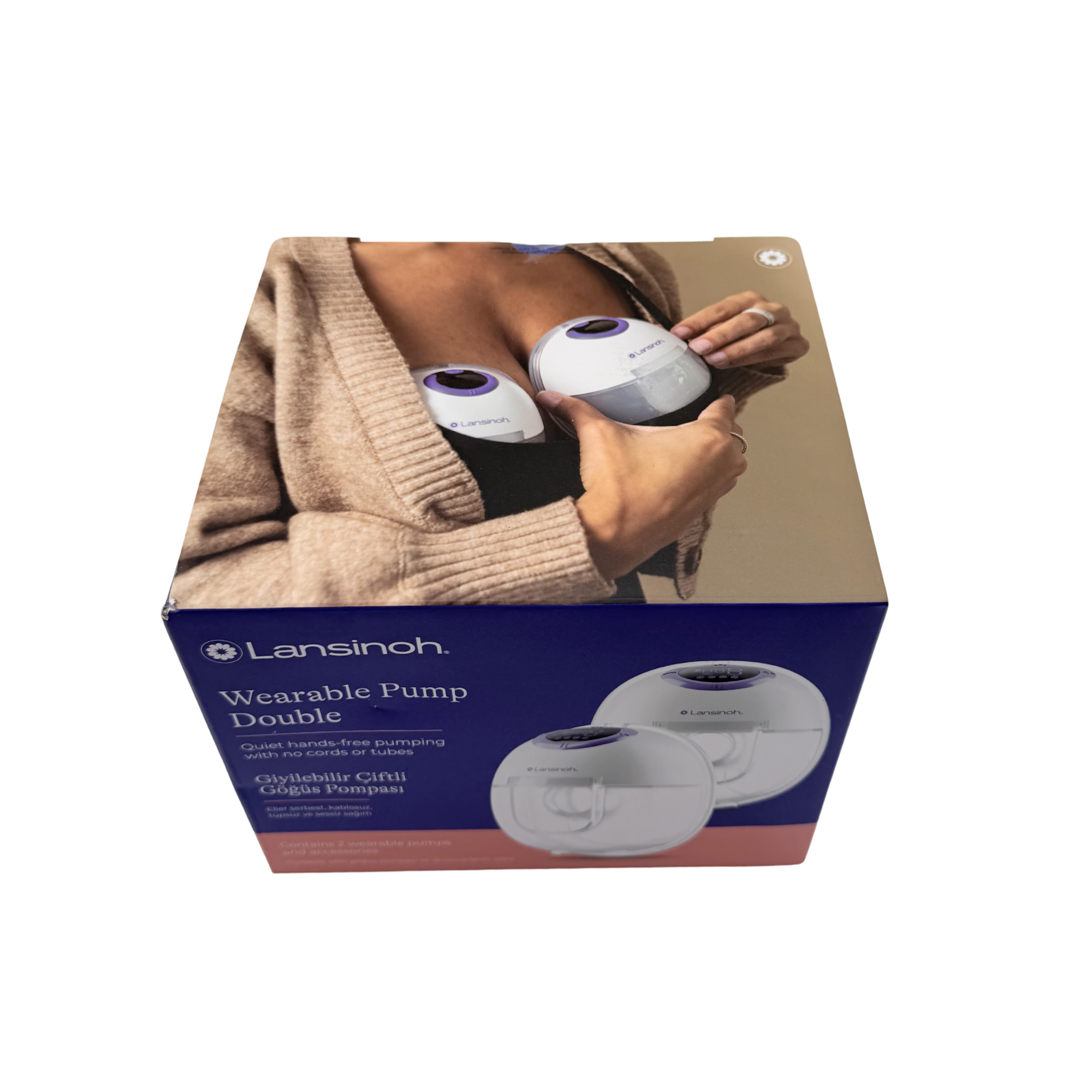Tire-lait mains libres double — Sans fil et rechargeable