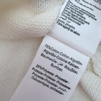 Gilet en maille écrue – 18 mois
