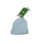 Bonnet bébé en coton bio bleu clair - 0-3 mois