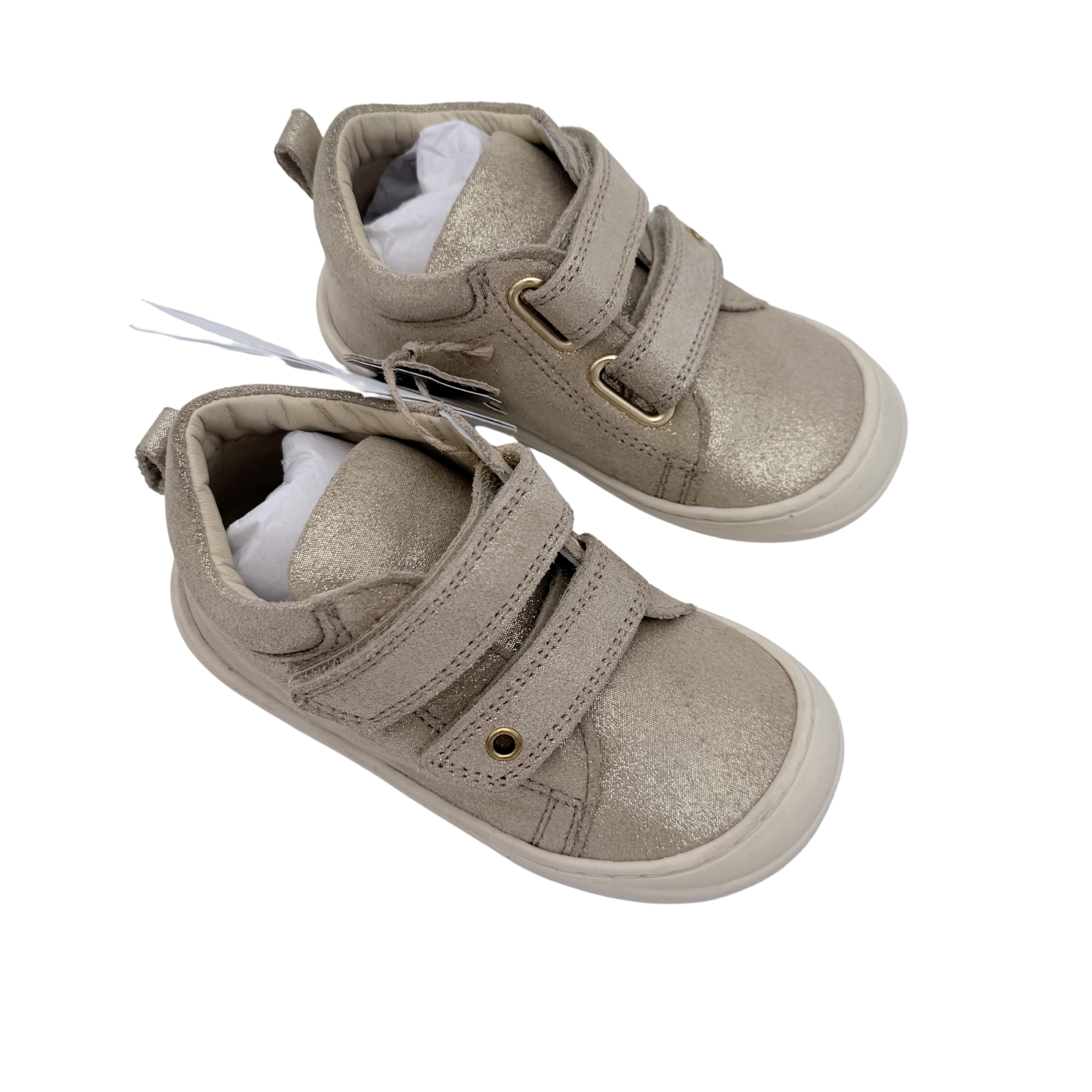 Chaussures premiers pas pailletées beige – 23