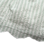 Robe rayée verte et blanche - 3 ans