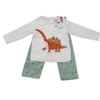 Pyjama bébé dinosaure en velours – 24 mois