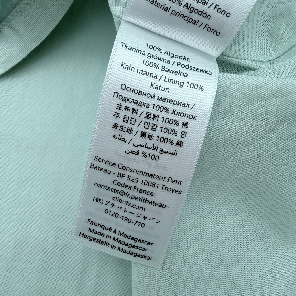 Robe sans manches à col volant – 18 mois