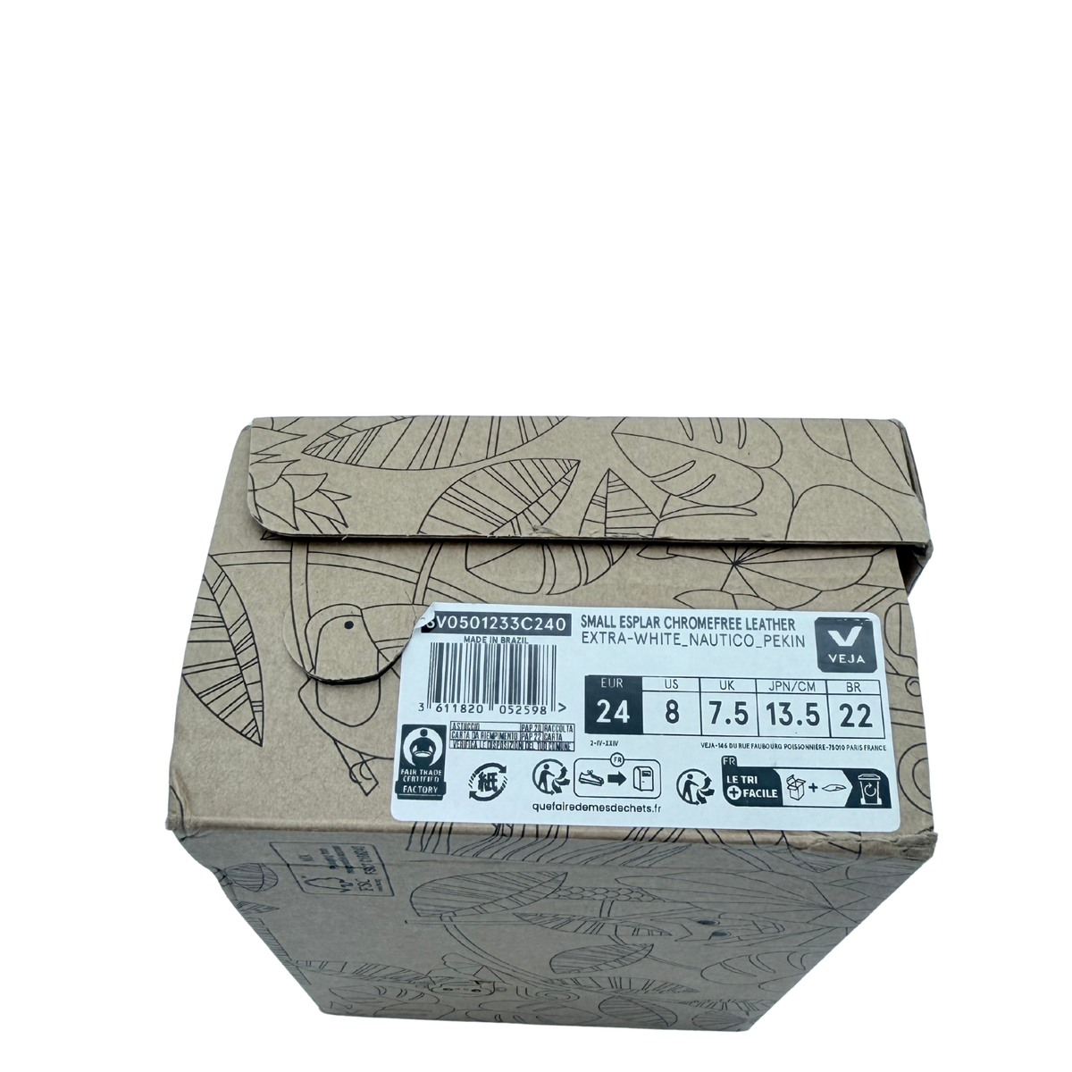 Baskets à scratchs en cuir – 24