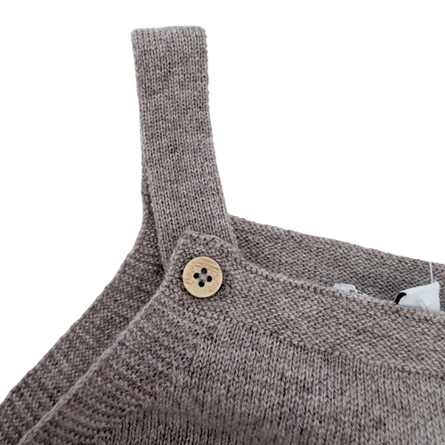 Barboteuse bébé maille taupe — 18 mois