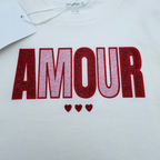 T-shirt blanc « Amour » - 9-12 mois