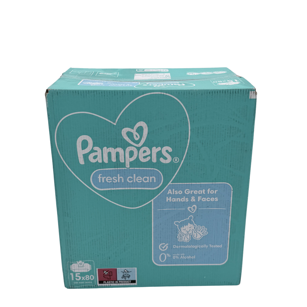 Lingettes fresh clean — lot de 15 x 80