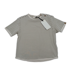T-shirt rayé beige et écru — 6 ans