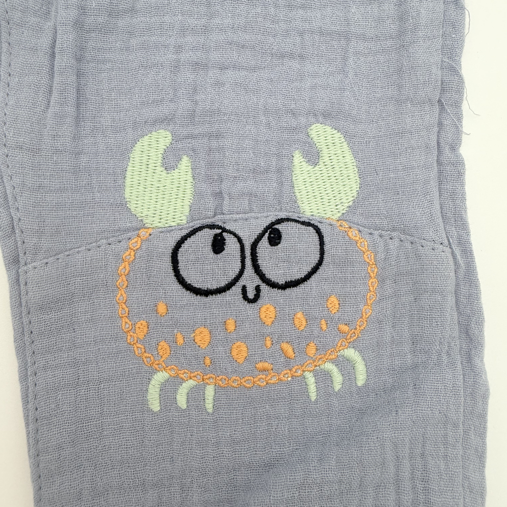 Pantalon gaze de coton motif crabe — 18 mois