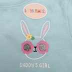 T-shirt bleu ciel « Daddy's Girl » — 24 mois