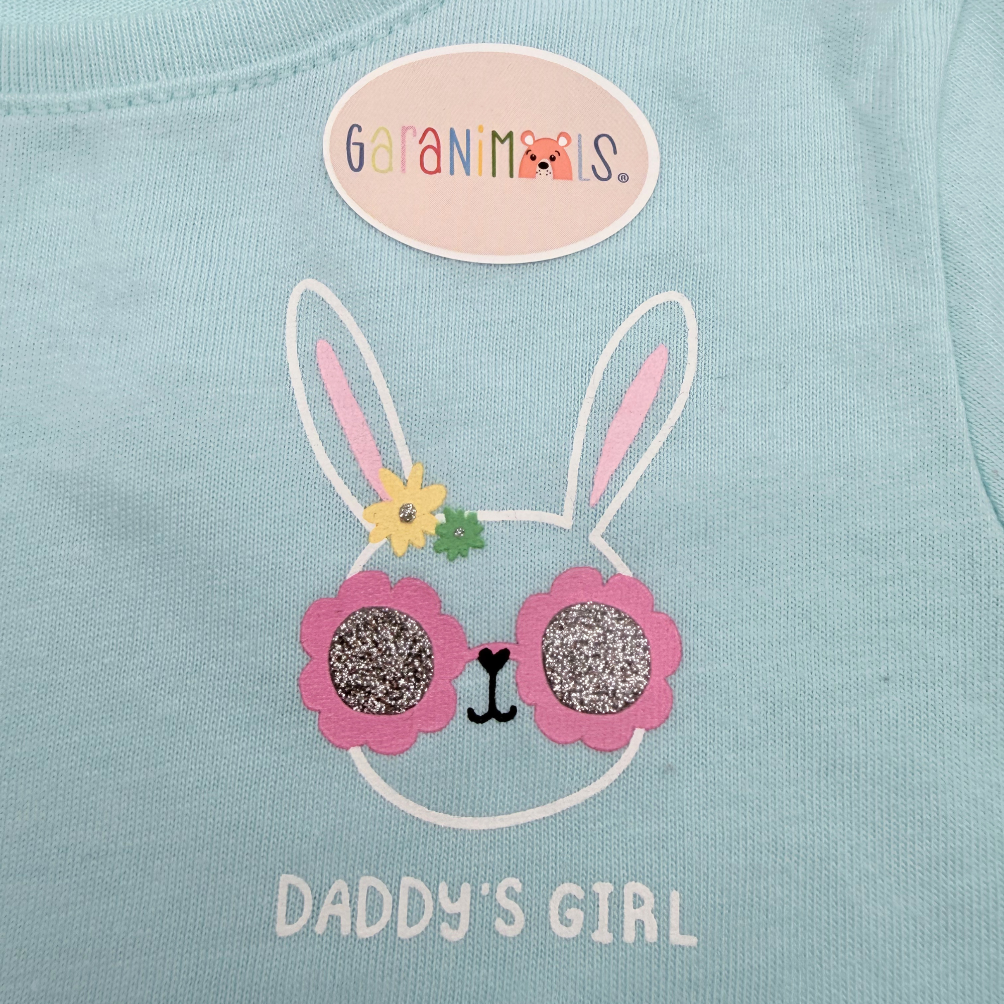 T-shirt bleu ciel « Daddy's Girl » — 24 mois
