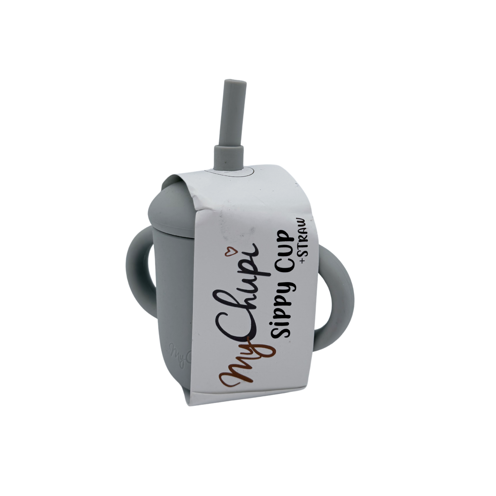 Tasse d'apprentissage avec paille