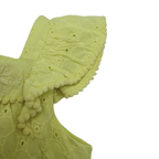 Robe broderie anglaise jaune pastel — 24 mois