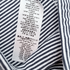 Legging rayé blanc et bleu marine – 24 mois