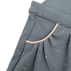 Salopette short bleue à pois — 18 mois