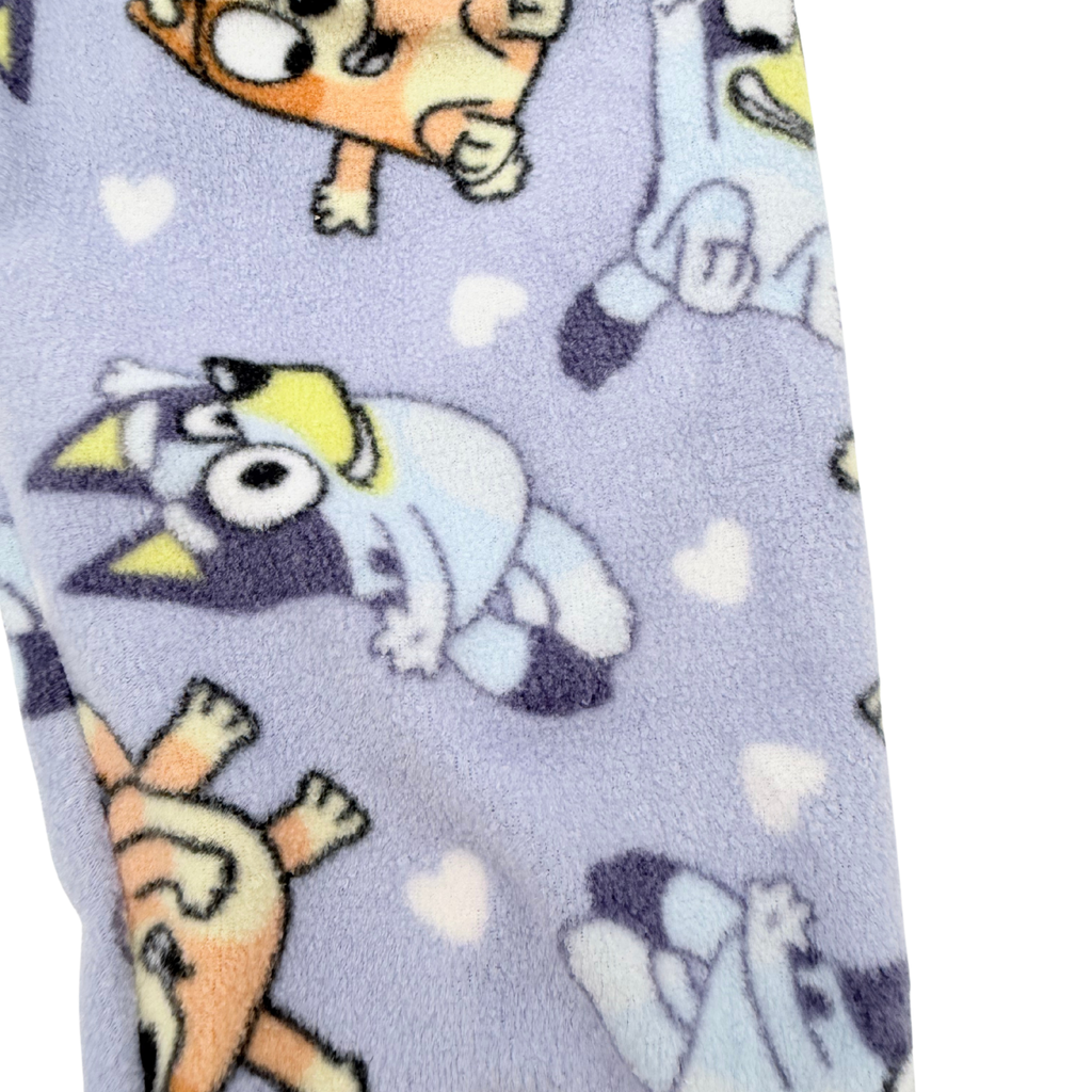 Pyjama fille deux pièces rose et gris Bluey et Bingo - 3-4 ans