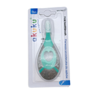 Première brosse à dents bébé verte