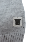 Brassière bébé gris chiné boutonné — 3 mois