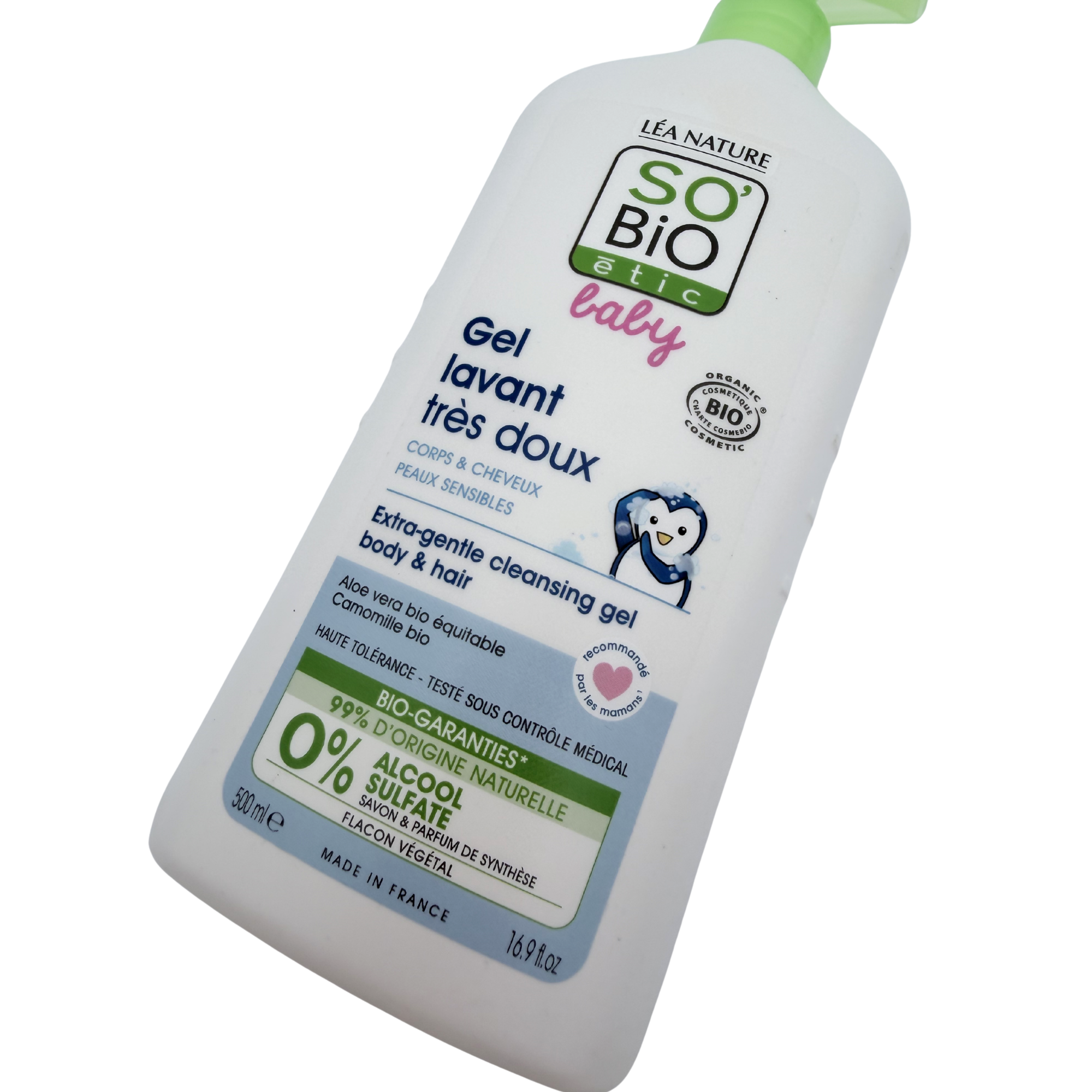 Gel lavant très doux corps & cheveux — 500 ml