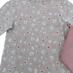 Lot de 2 t-shirts cœurs — 12 mois