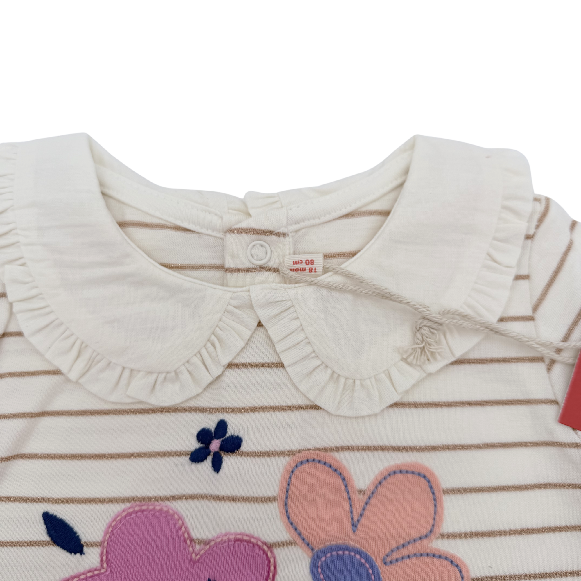 T-shirt manches longues rayé — 18 mois