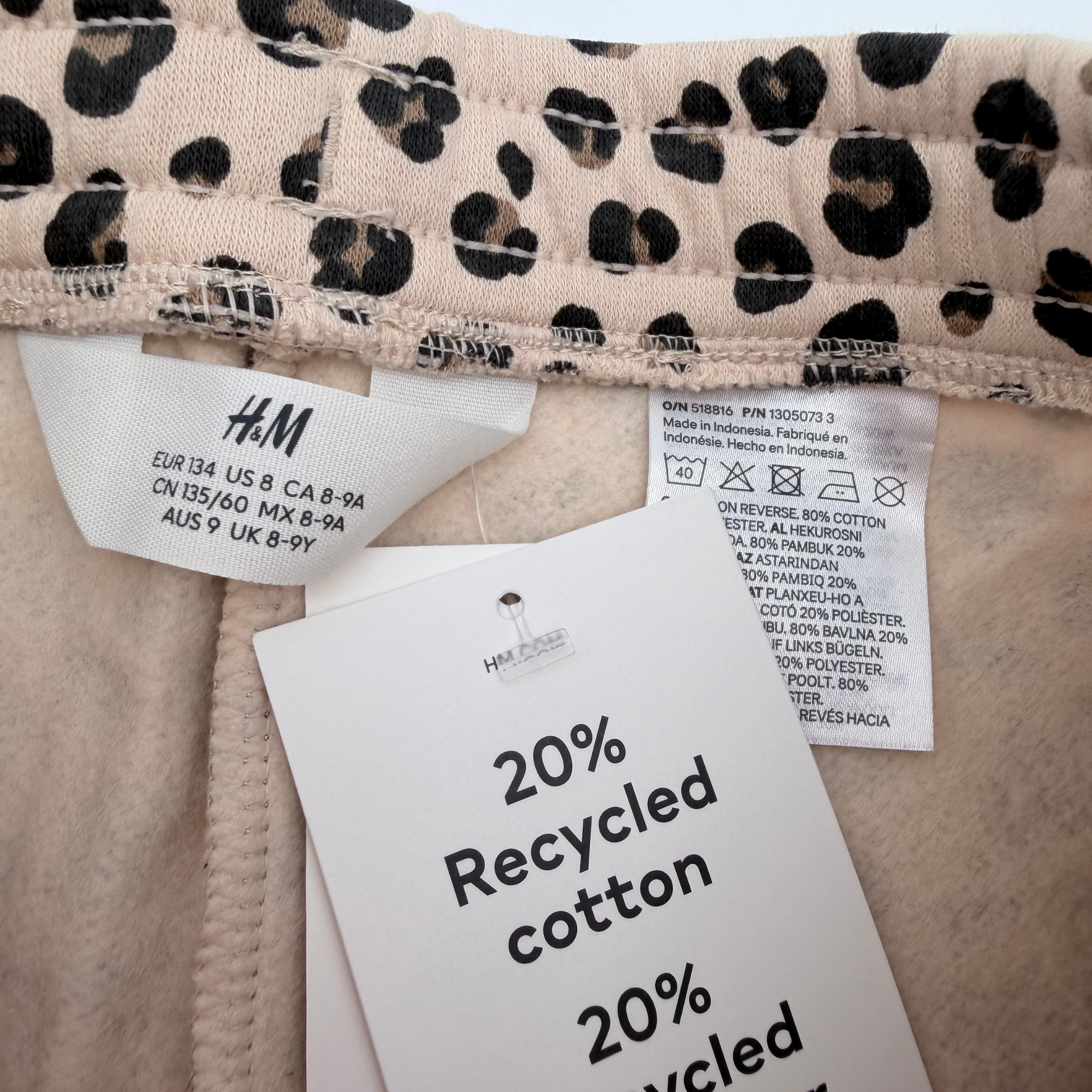 Pantalon large imprimé léopard - 8-9 ans