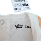 Pyjama bébé dinosaure en velours – 24 mois