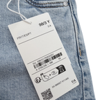 Short en jean avec ceinture fantaisie rose - 3 ans