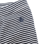 Legging rayé blanc et bleu marine – 24 mois