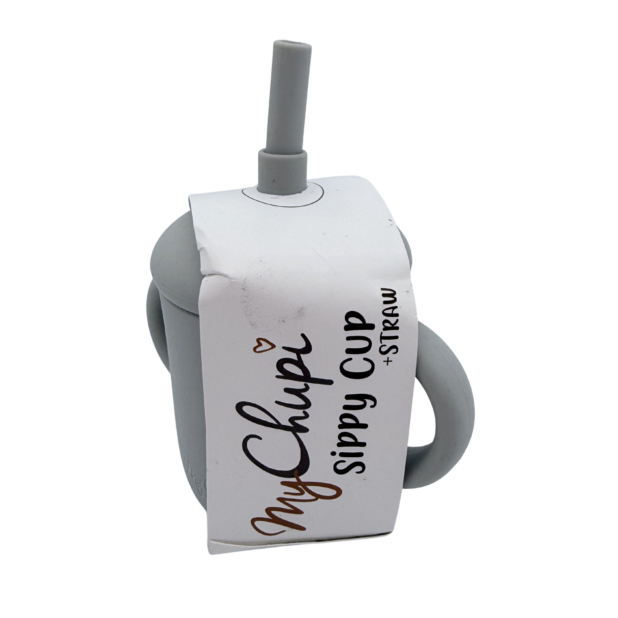 Tasse d'apprentissage avec paille