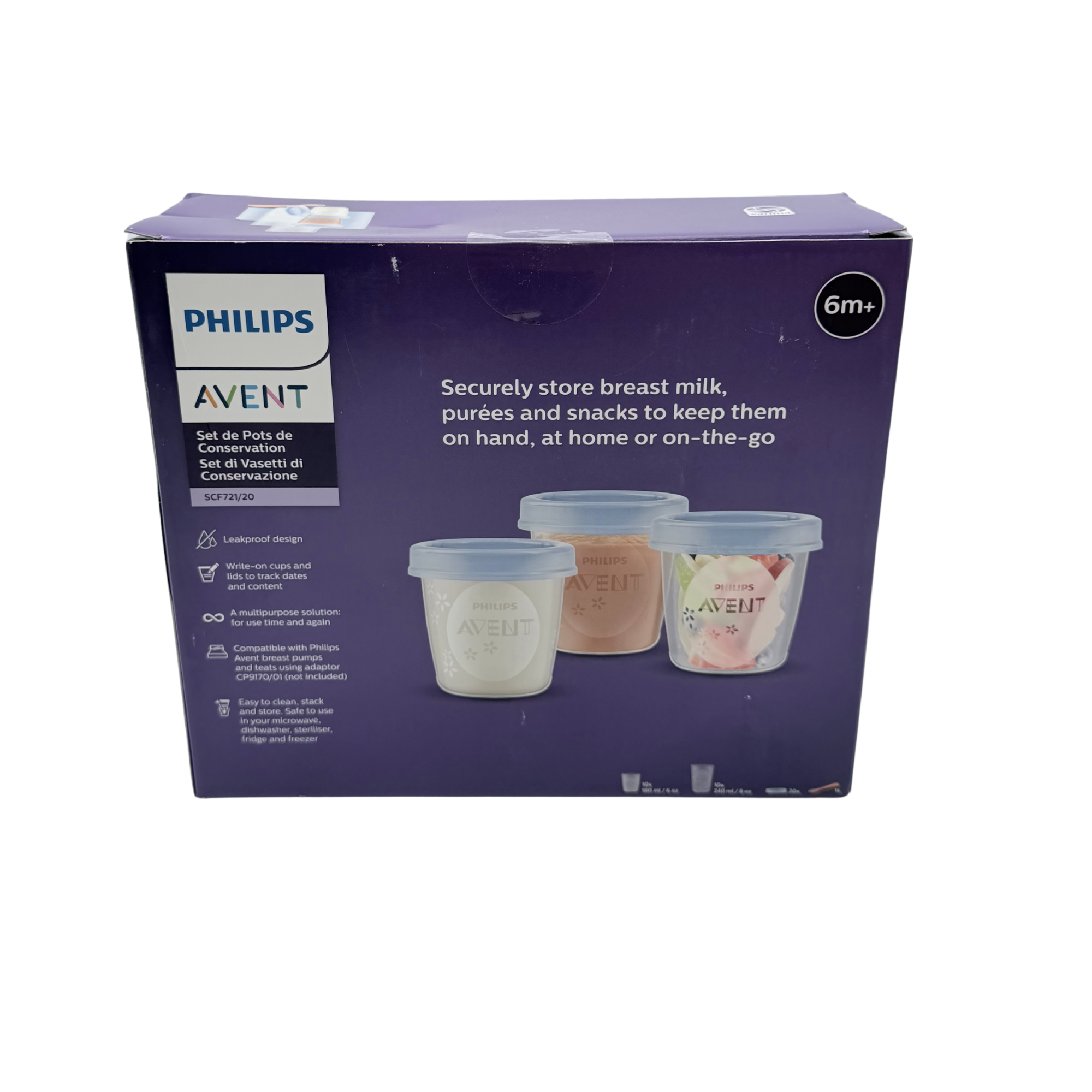 Coffret de pots de conservation — 20 pots avec cuillère de sevrage