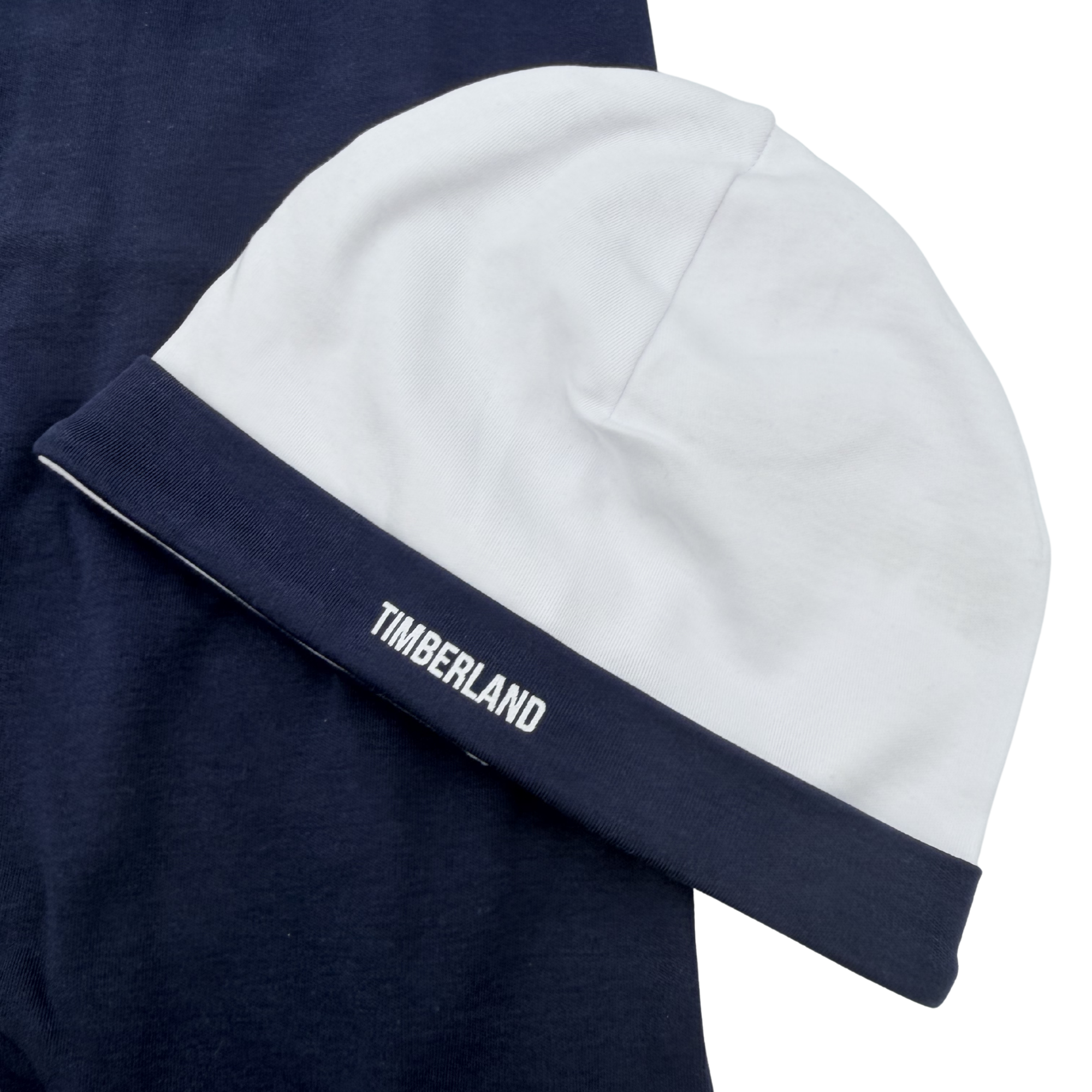 Pyjama naissance bleu marine et bonnet assorti — 18 mois