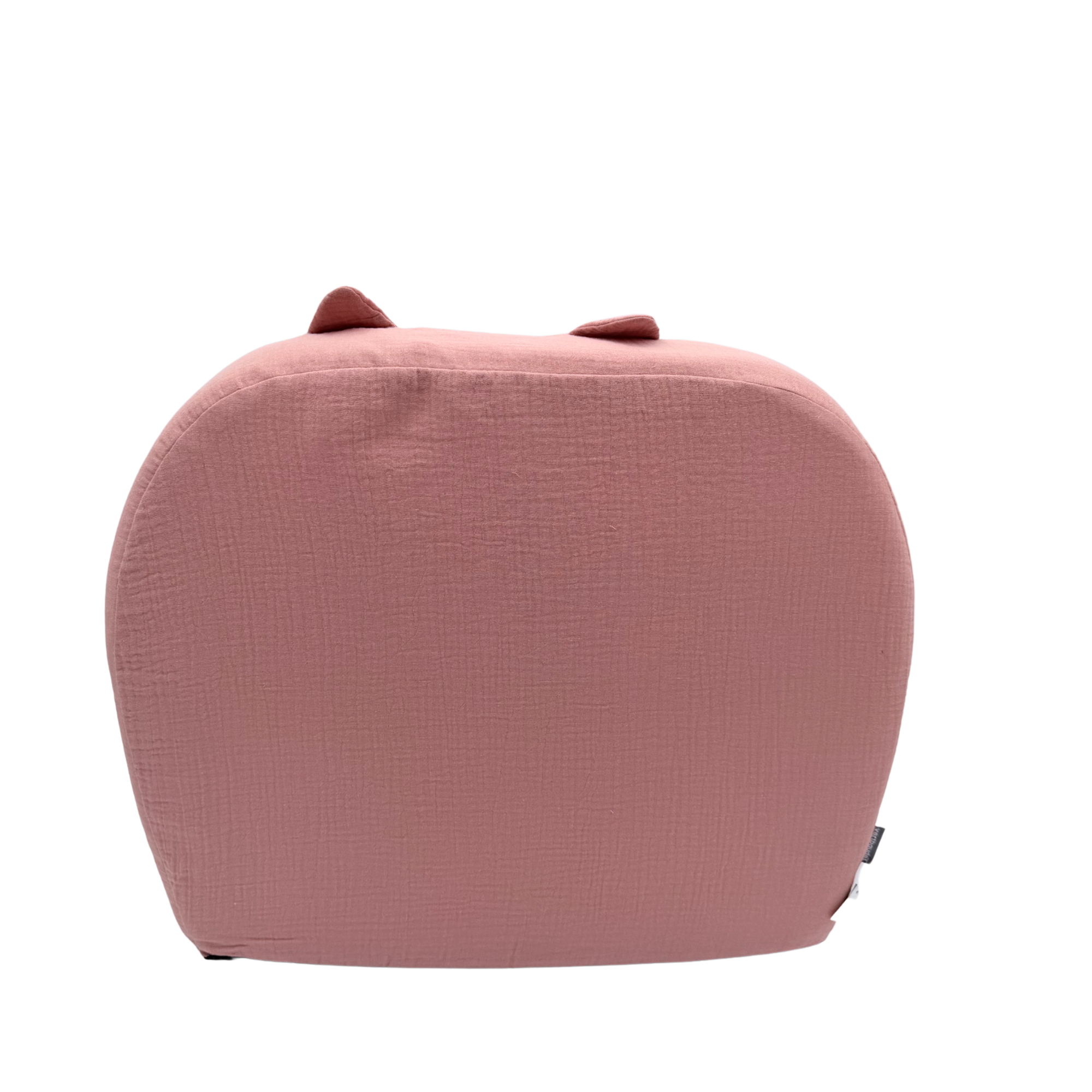 Fauteuil enfant gaze rose ancien