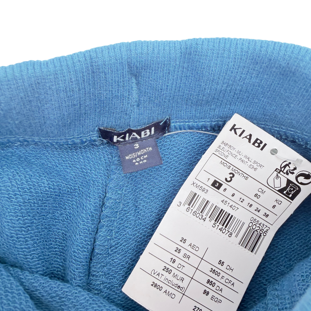 Pantalon jogging bleu - 3 mois