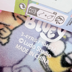 Pyjama fille deux pièces rose et gris Bluey et Bingo - 3-4 ans