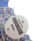 Robe à fleurs et bretelles à nouer — 2 ans