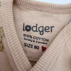 Body cache-cœur bébé beige imprimé — 18 mois